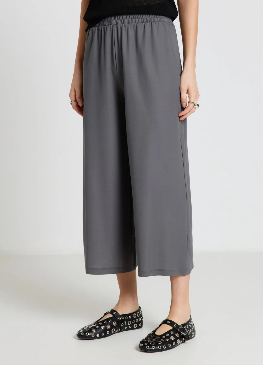 Calliope pantalon jogging crop femme taille haute