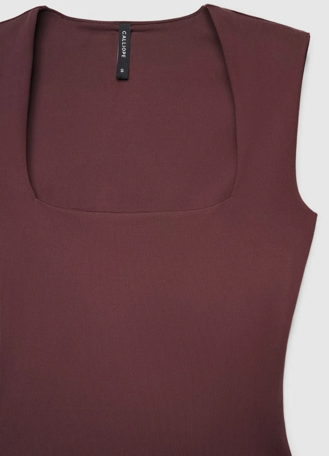 Calliope carré body femme sans manches pression