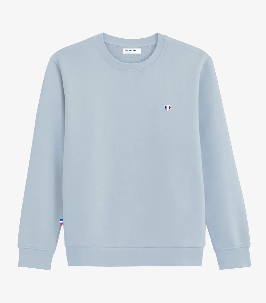 Cocorico French Club sweat homme Ciel coton