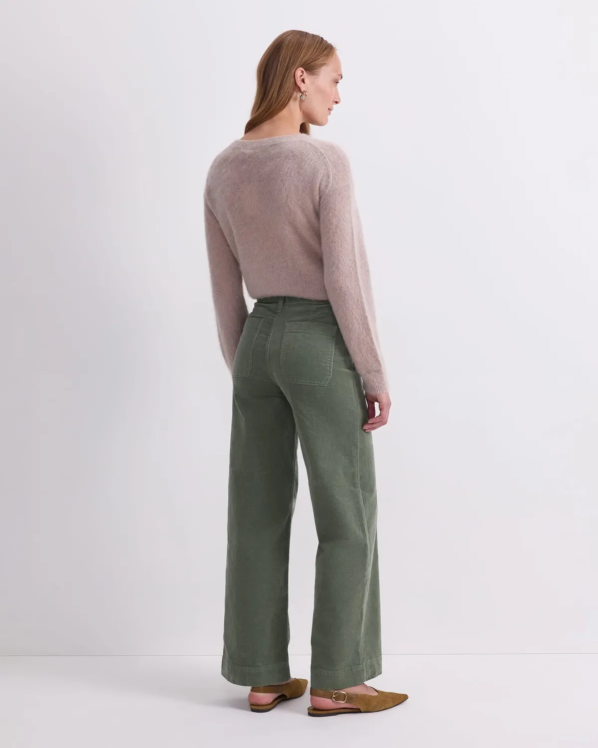 SPORTSCRAFT Cleo Cord Wide Leg jean velours femme large