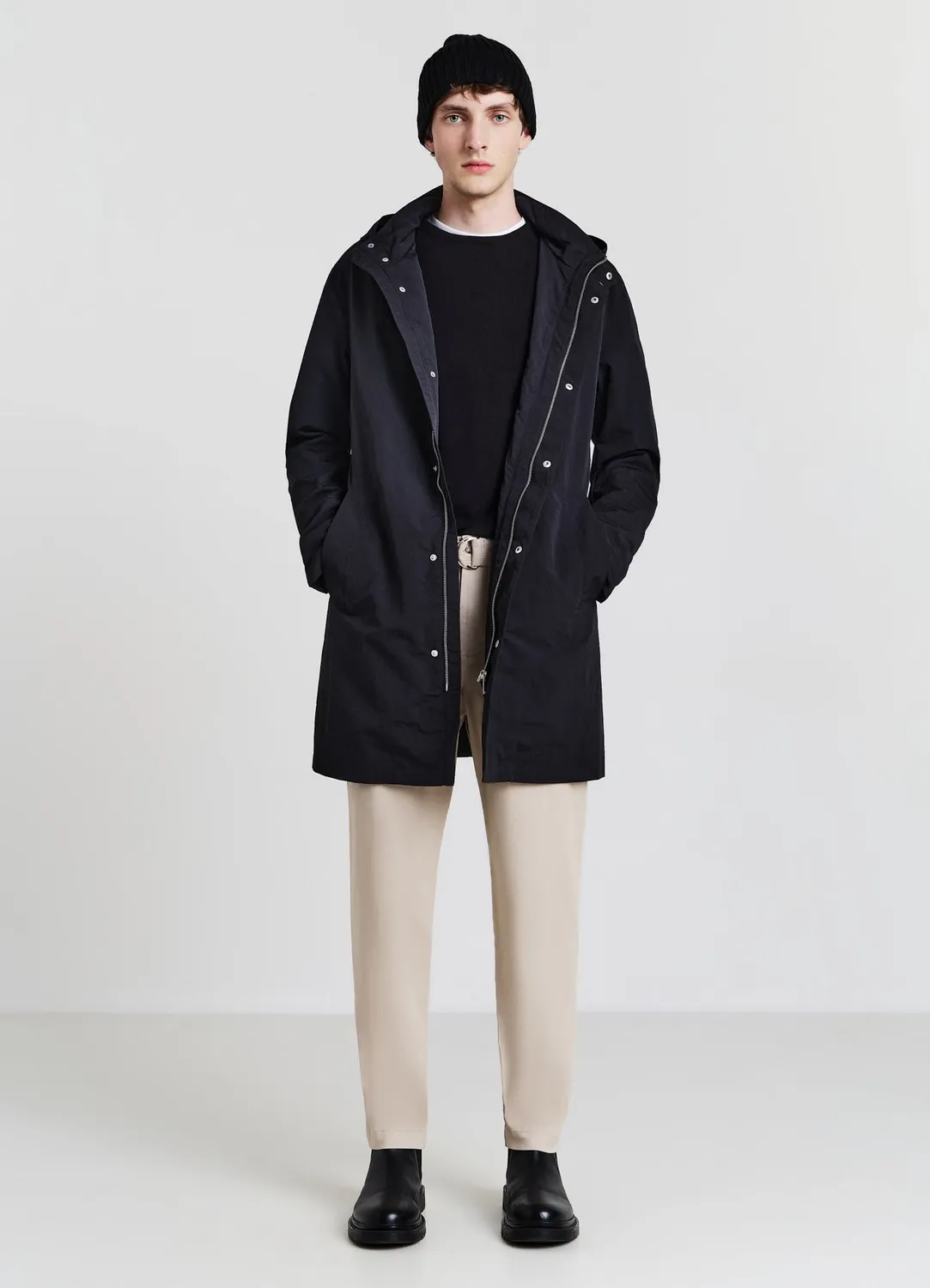 Calliope Parka légère homme S capuche mi-saison