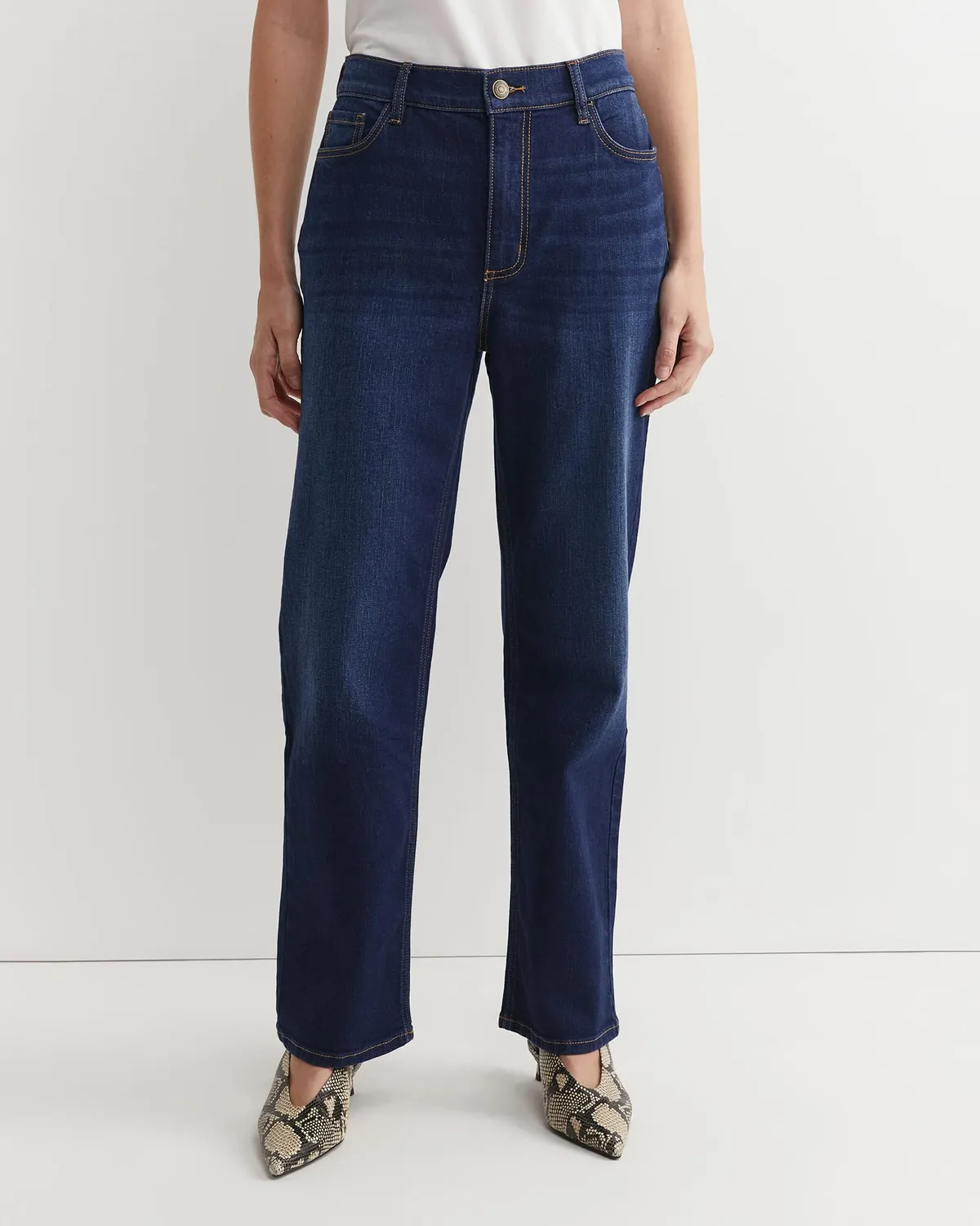Sportscraft Bec jean femme droit coton stretch taille haute