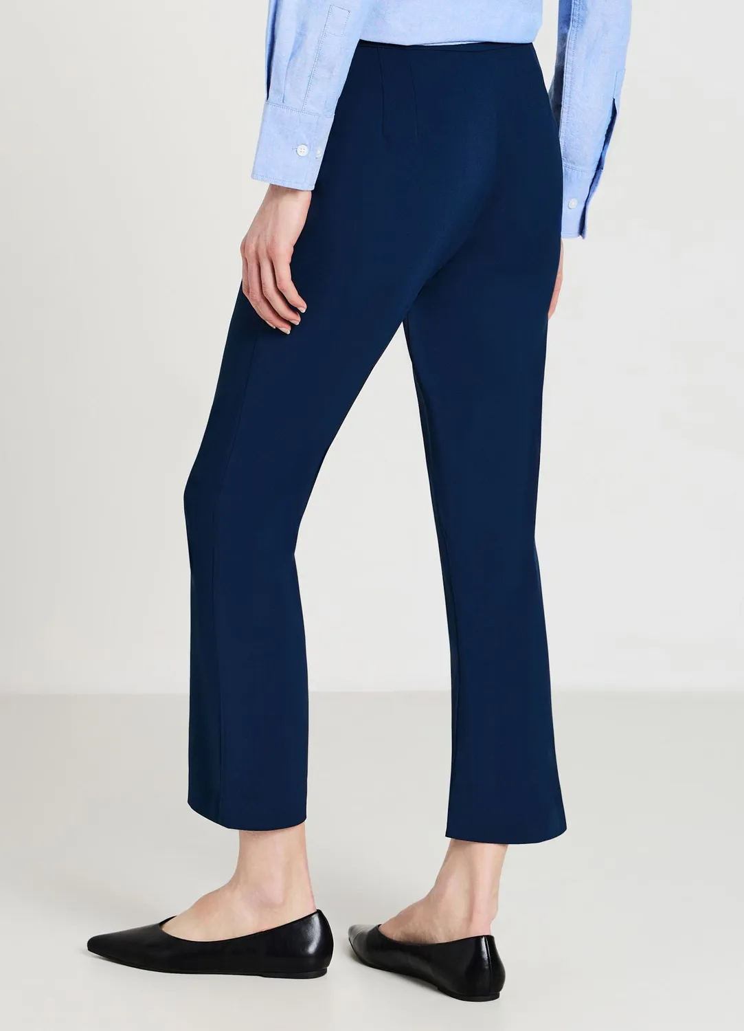 Calliope pantalon flare femme mini évasé taille haute
