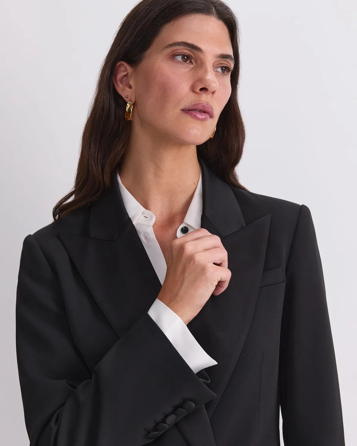 Sportscraft Angie Blazer double-boutonné satin femme