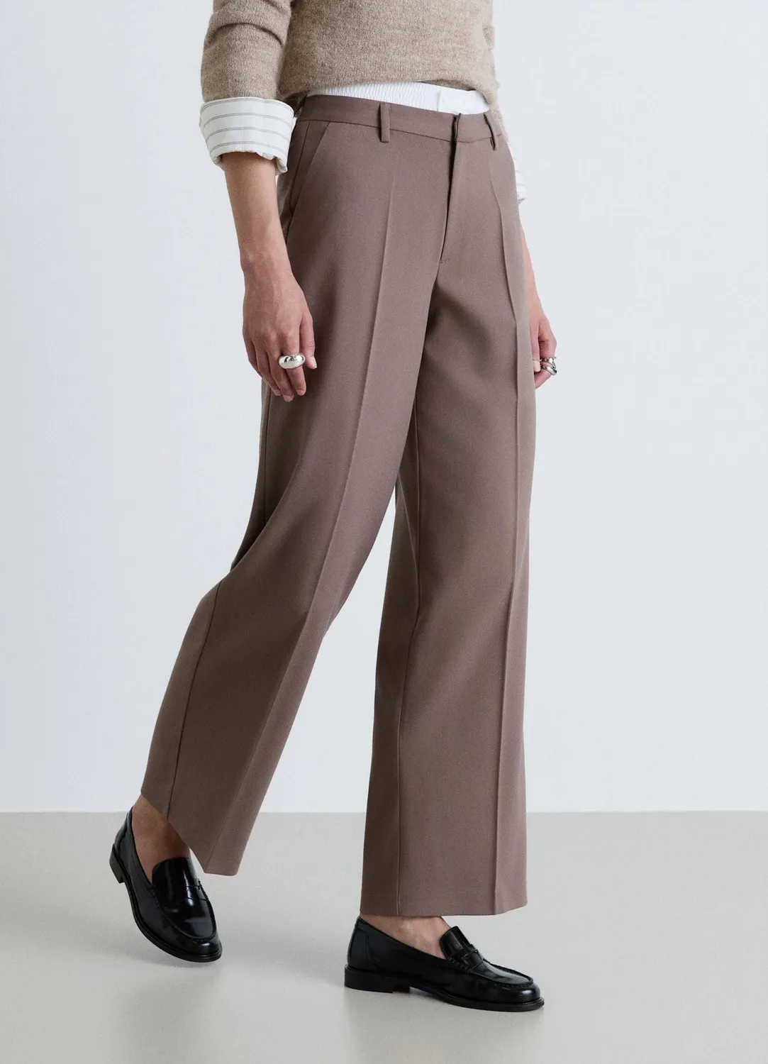 Calliope pantalon palazzo femme large uni