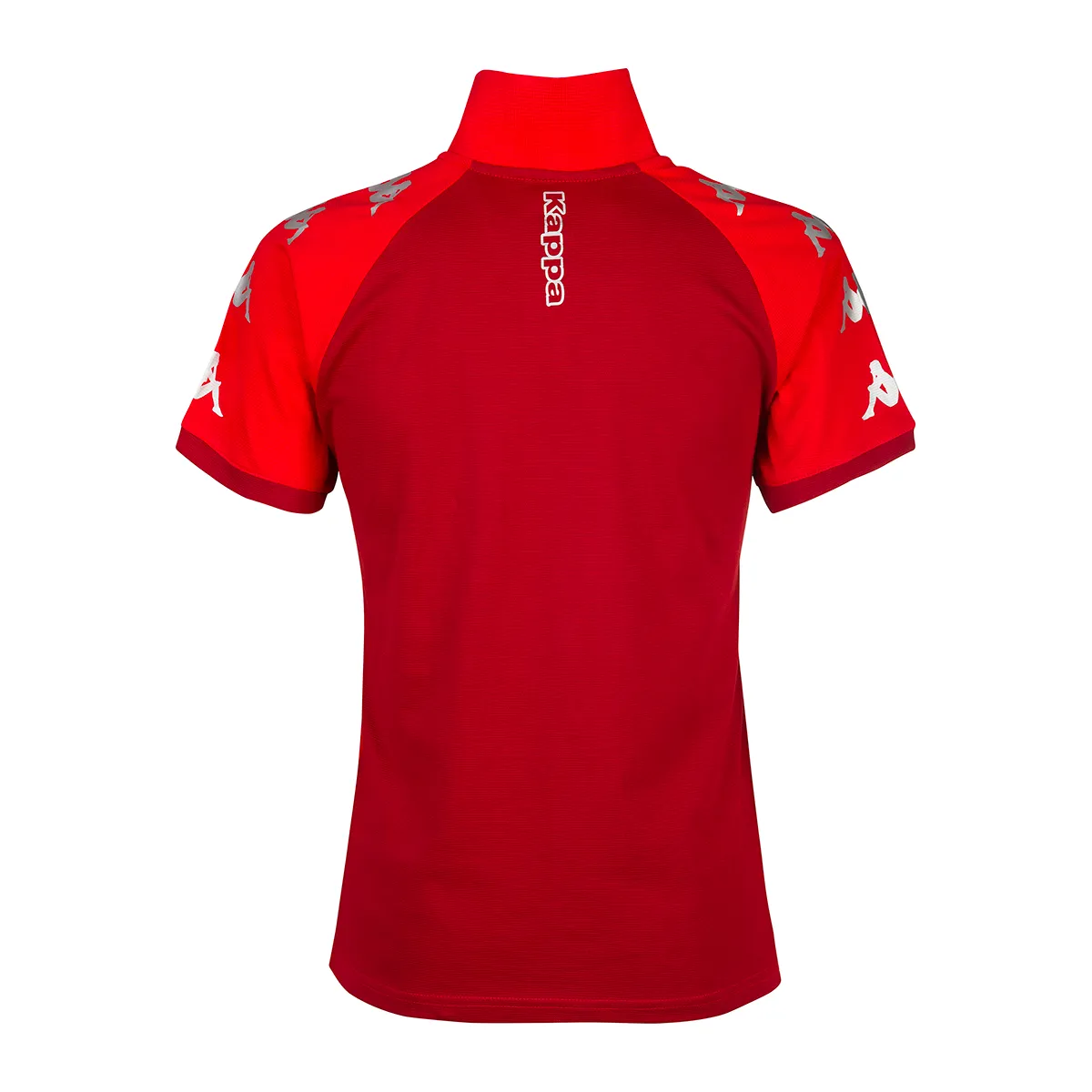 Kappa Caldes polo rouge enfant coton 2 boutons