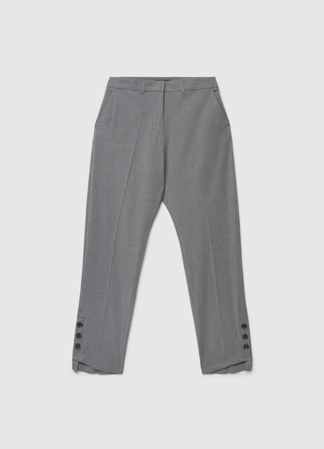 Calliope pantalon cigarette femme boutons bas