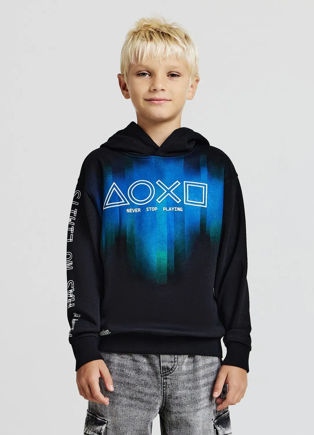 Calliope sweat capuche PlayStation garçon oversize