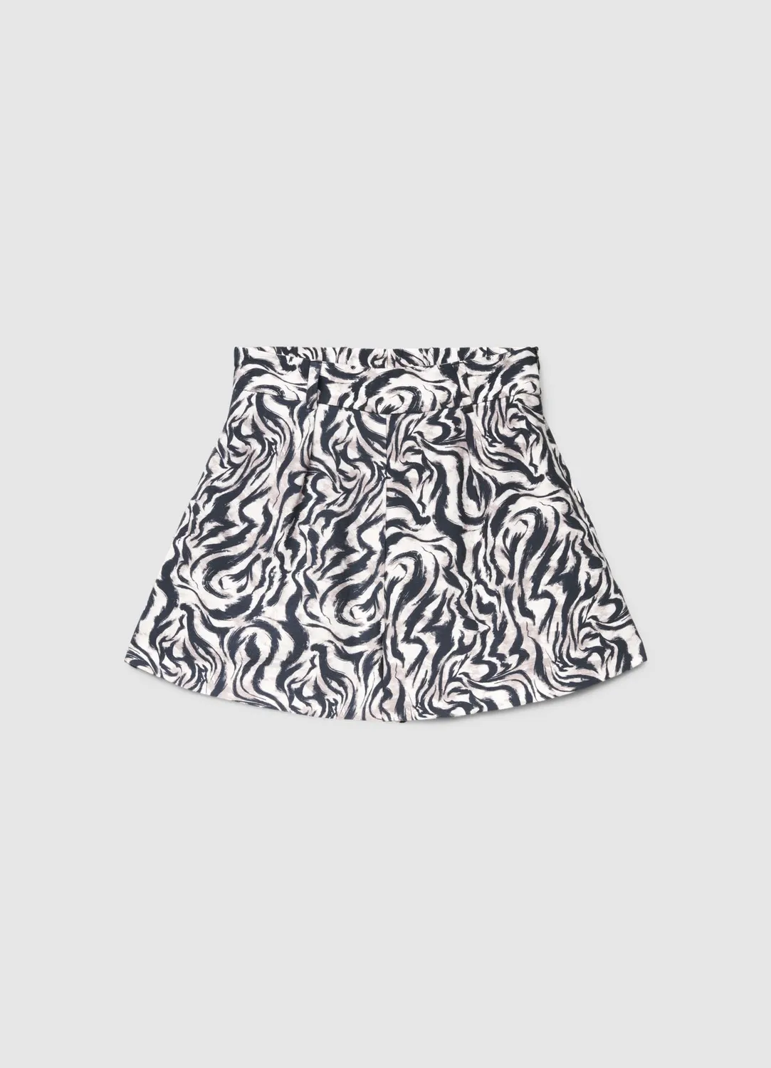 Calliope short taille haute femme imprimé abstrait