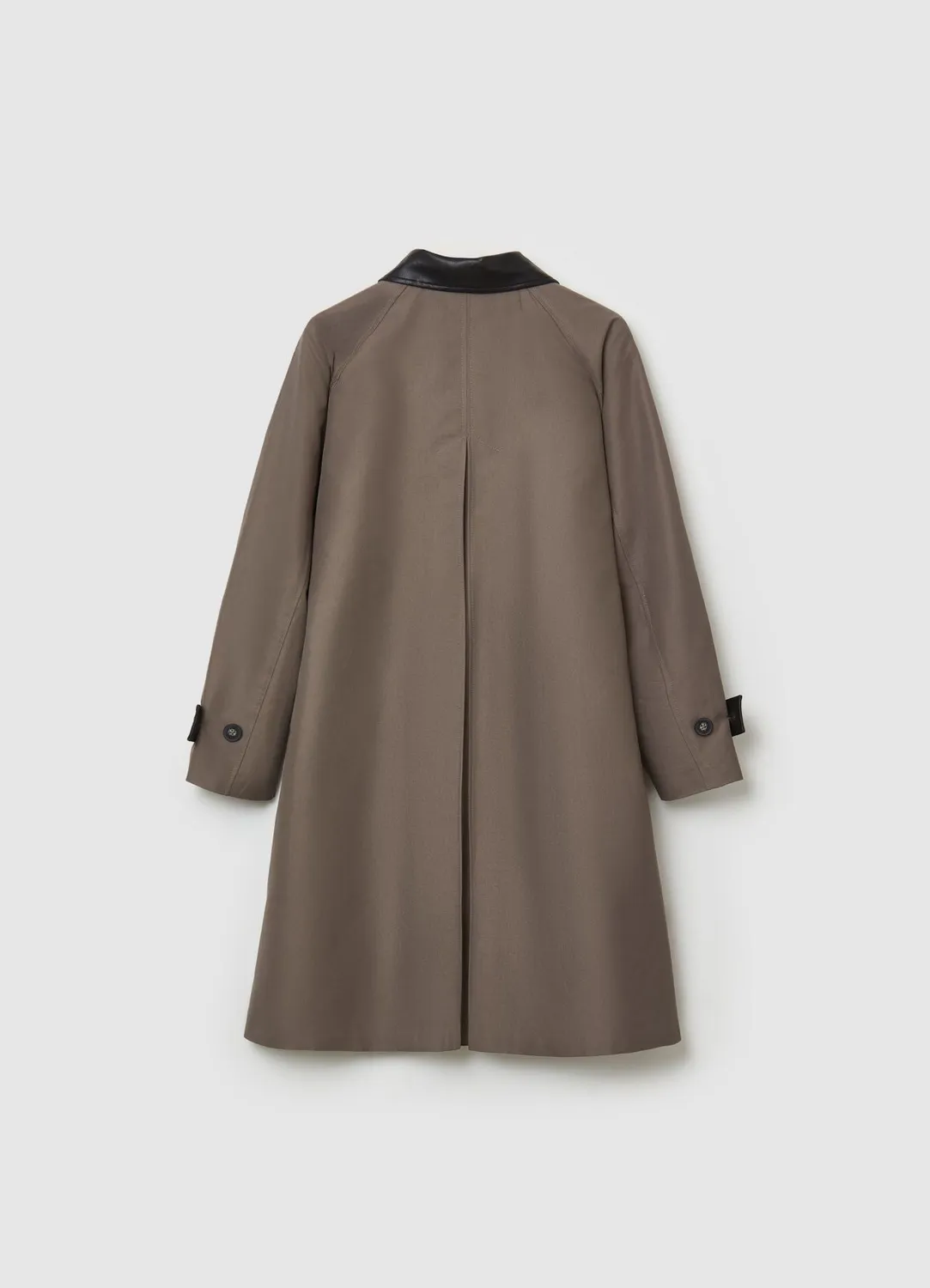 Calliope trench femme droit col contraste