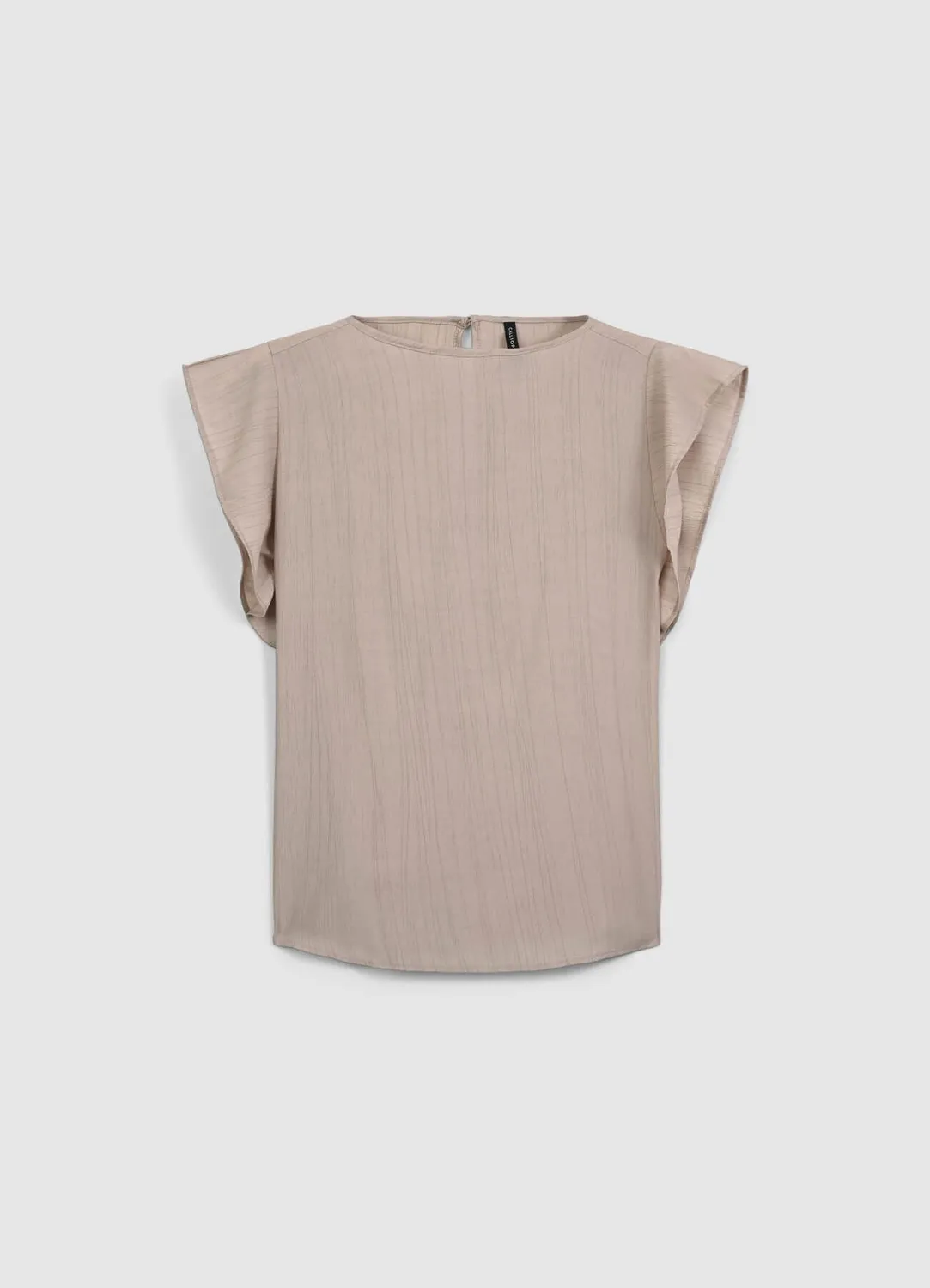 Calliope blouse femme volants manches courtes M