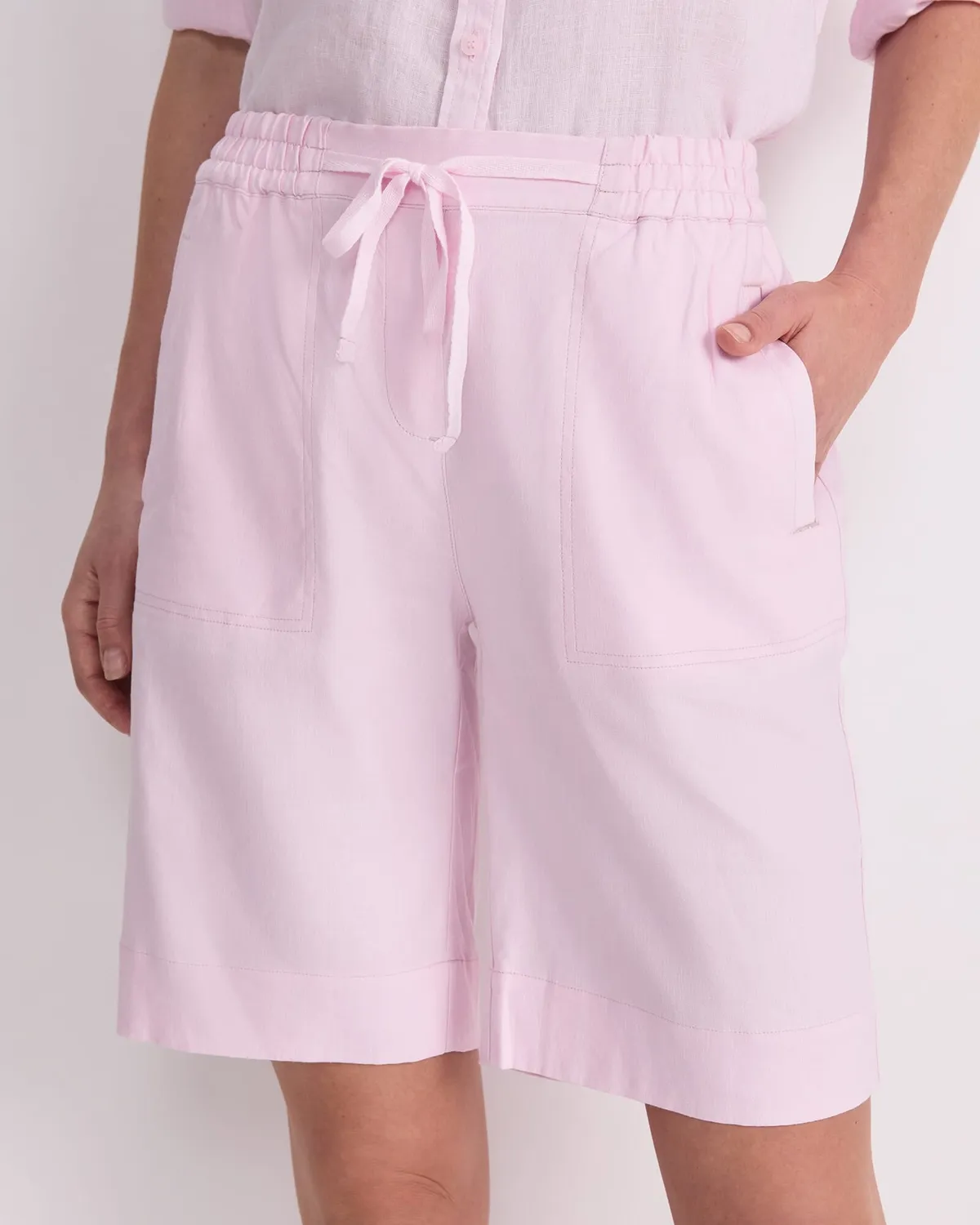 Sportscraft Rosa short en lin coupe décontractée
