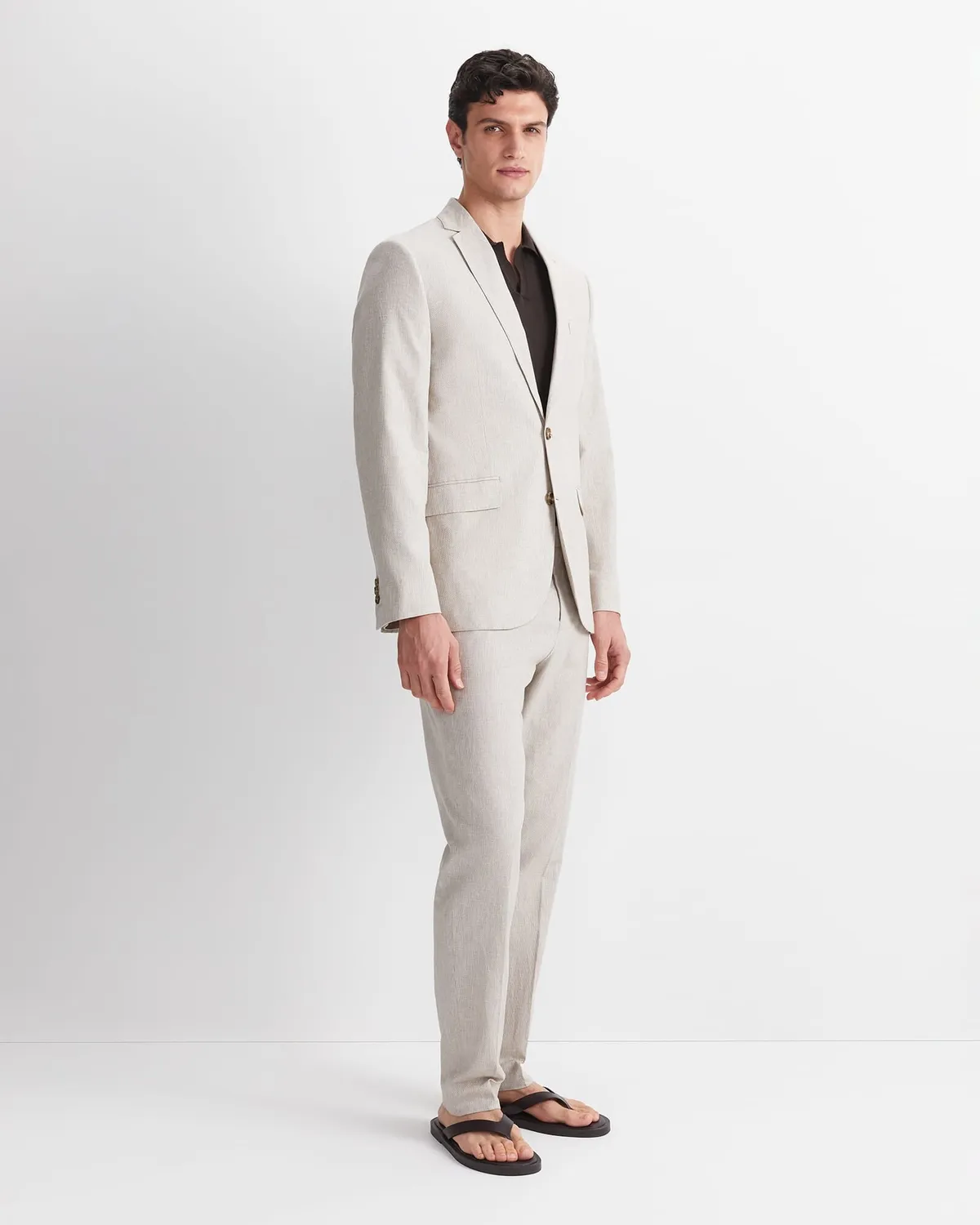 Sportscraft Jeffrey veste costume lin coton homme