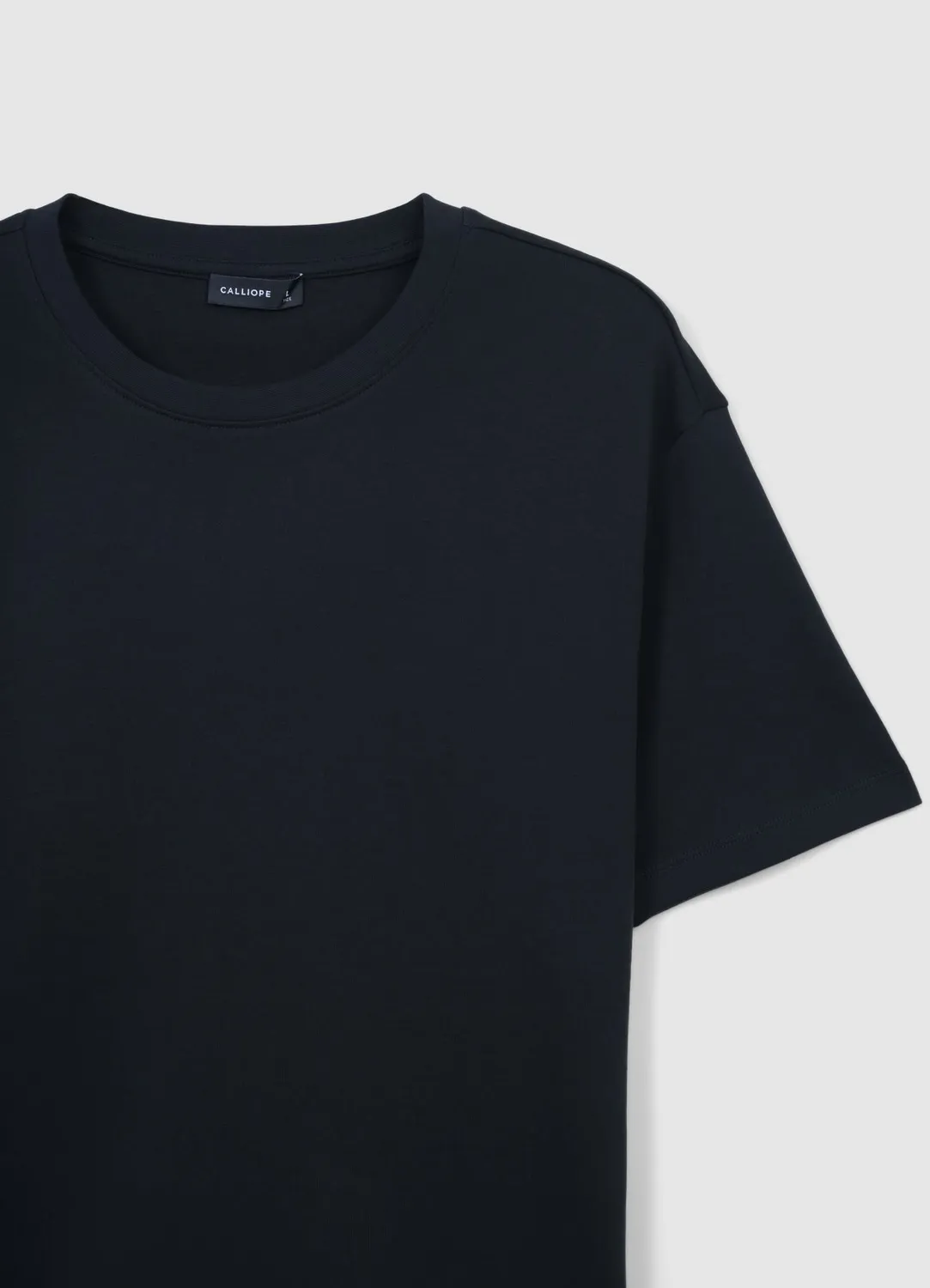 Calliope t-shirt col rond coton homme uni