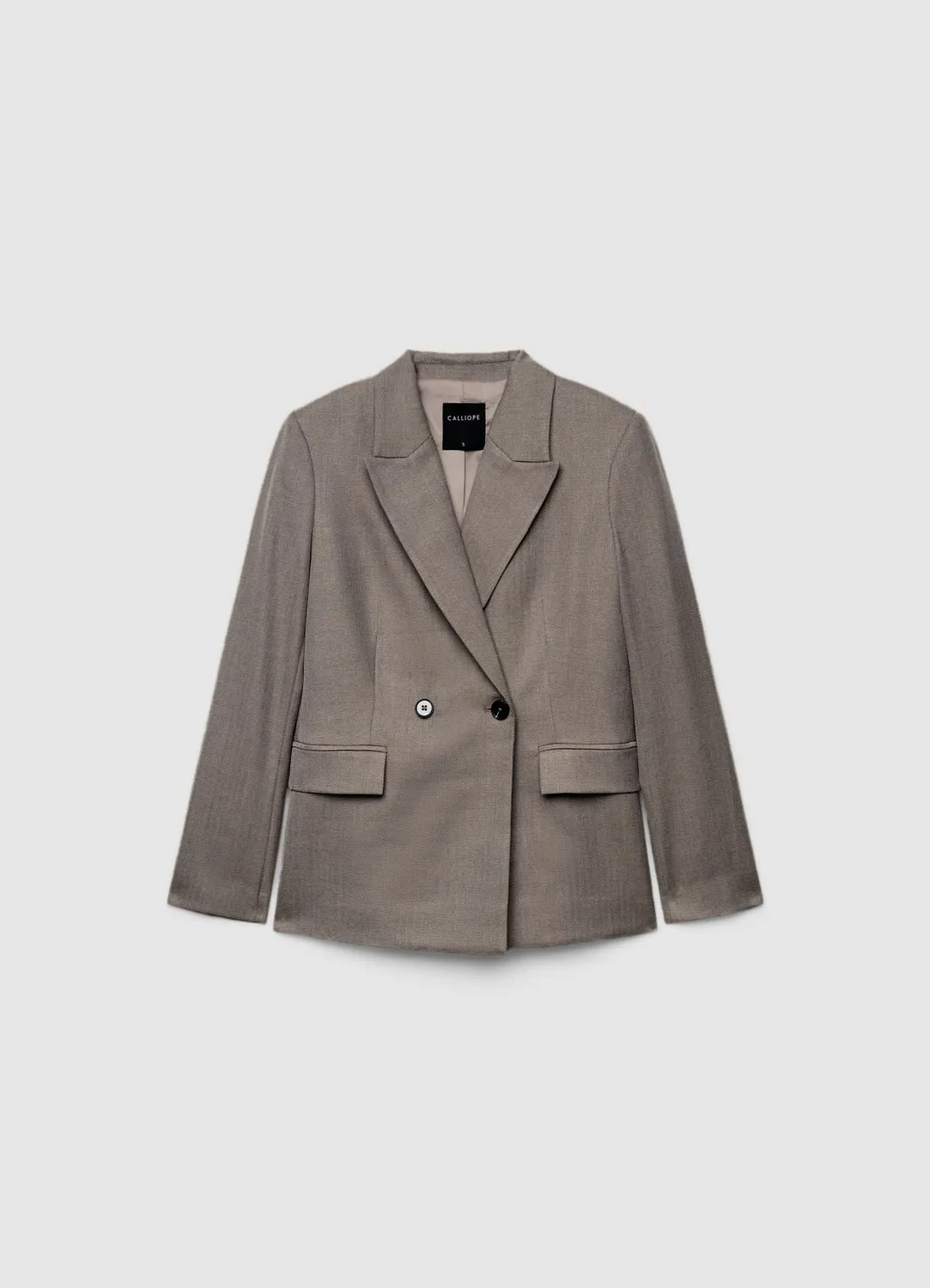 Calliope veste blazer double boutonnage unie femme bureau
