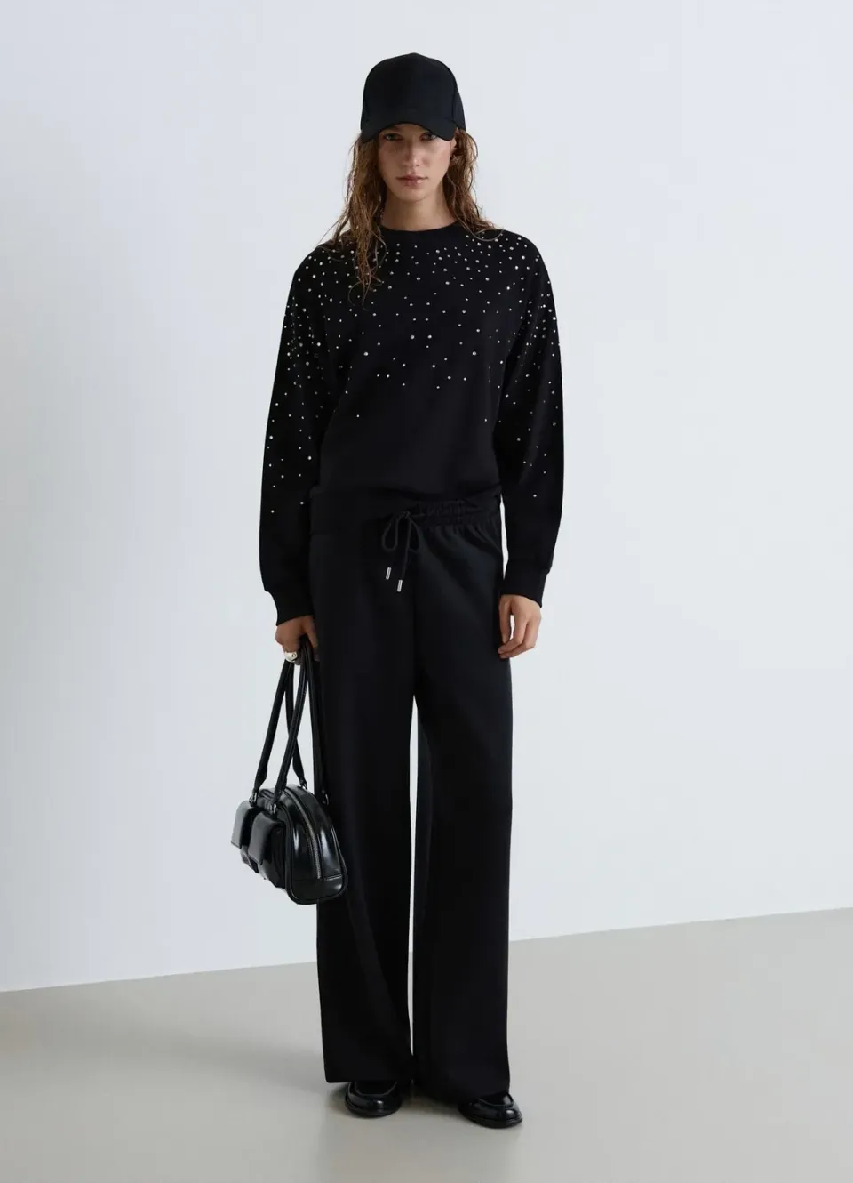 Calliope Sweat strass all over femme col rond