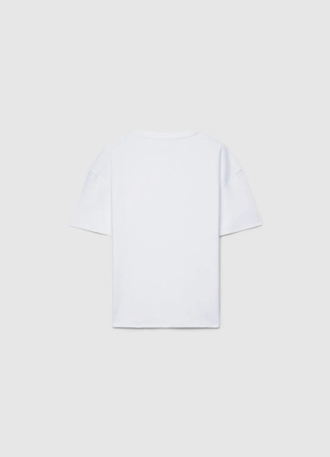 Calliope t-shirt boxy homme uni col rond