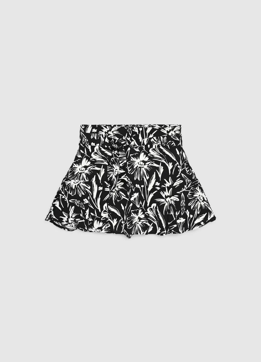 Calliope short jupe femme S volant imprimé floral
