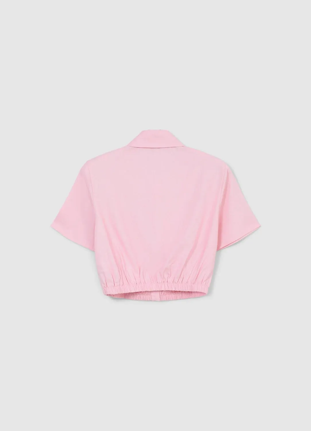 Calliope Chemise Crop chemise femme mélange lin
