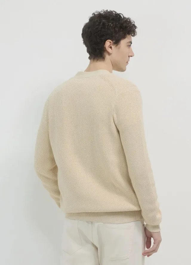 Calliope cardigan homme coton à boutons uni