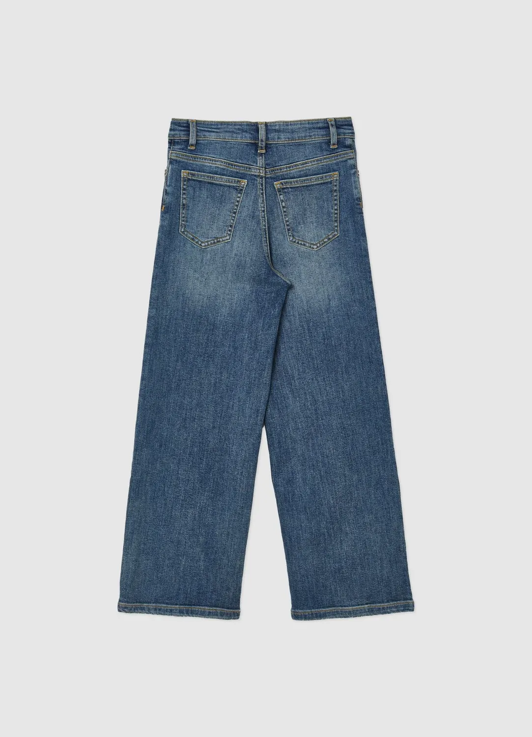 Calliope jean wide leg fille 5 poches denim