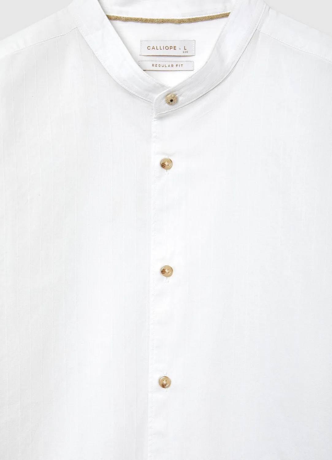 Calliope chemise coréenne côtelée homme
