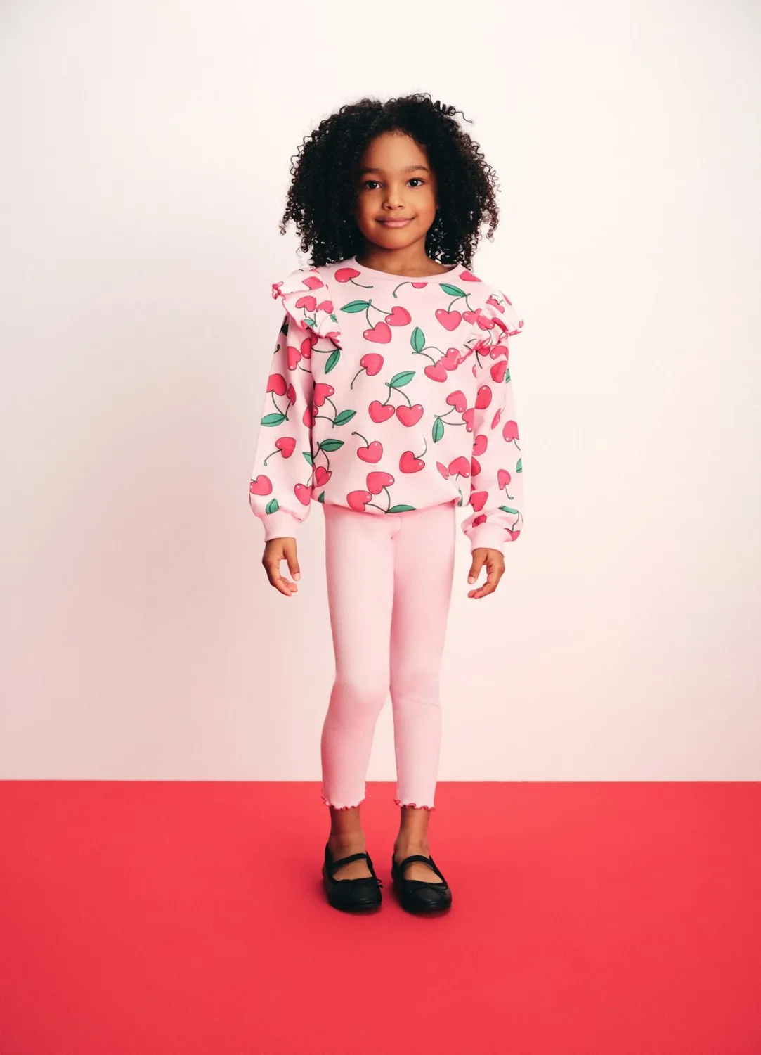 Calliope ensemble sweat leggings cerises fille