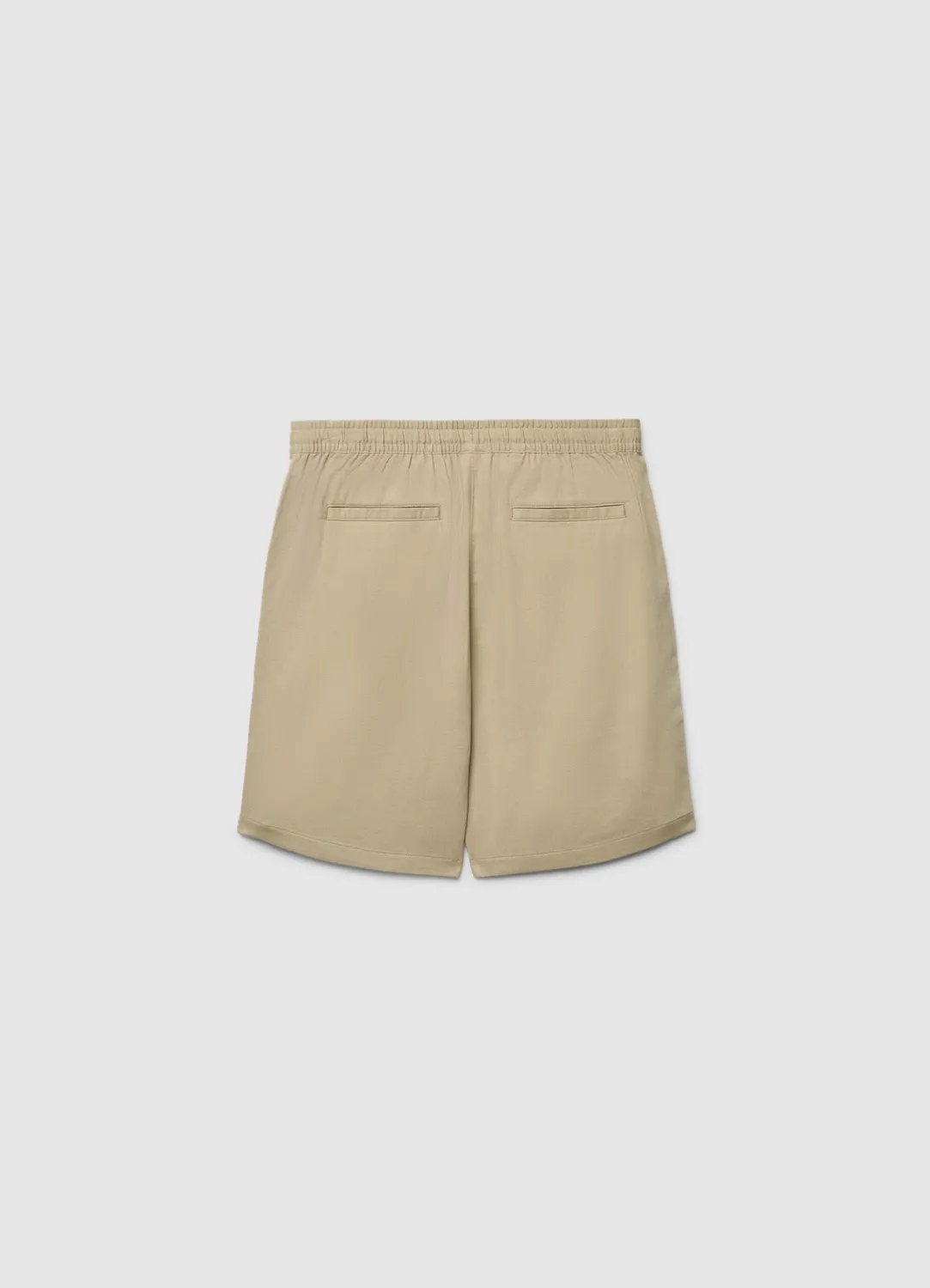Calliope short homme jogger lin mélangé uni