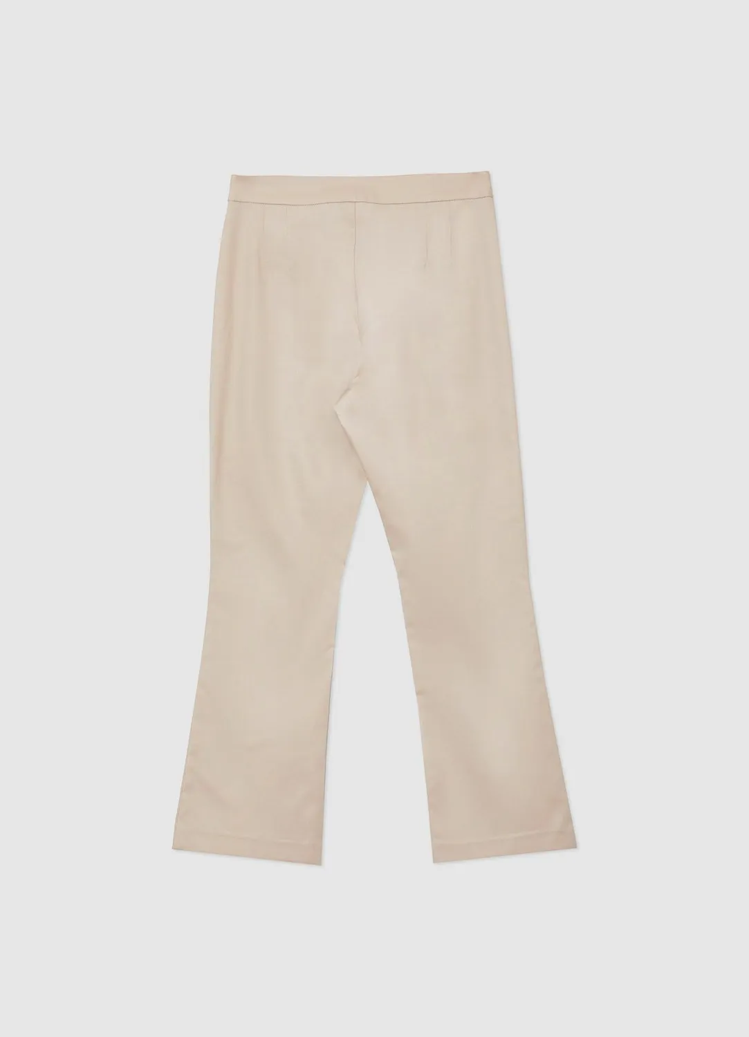 Calliope pantalon cropped flare femme coton