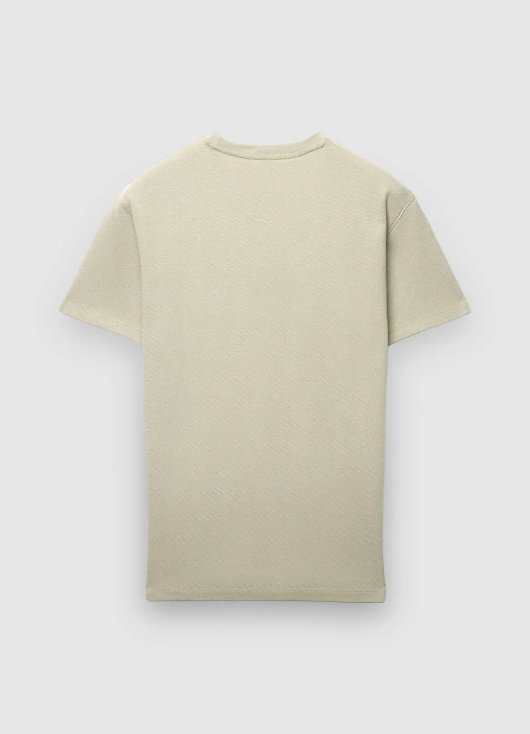 Calliope T-shirt homme piqué col rond uni manches courtes