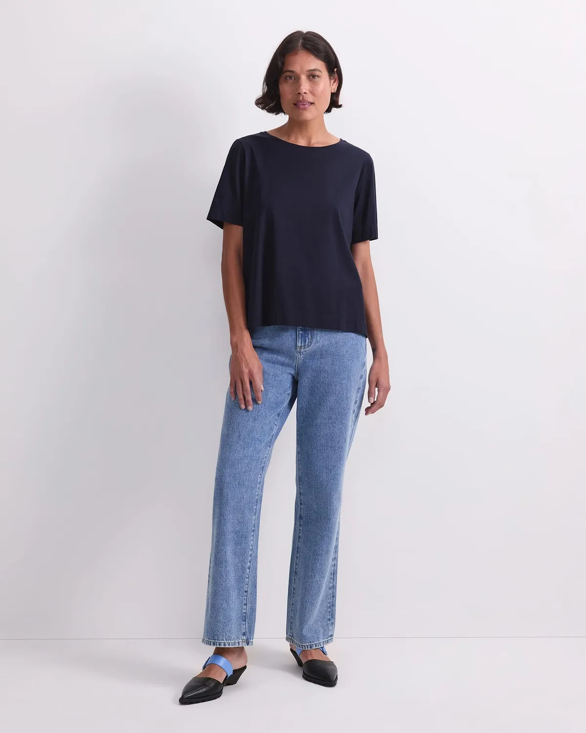 Sportscraft Mercerised Cotton t-shirt coton col rond