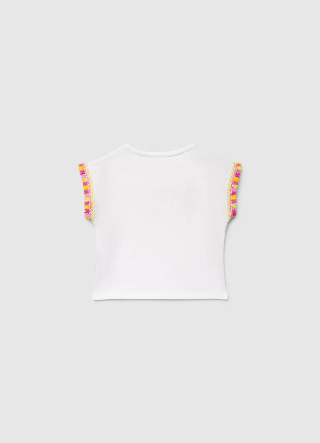 Calliope T-shirt imprimé crochet fille 6-7 ans coton