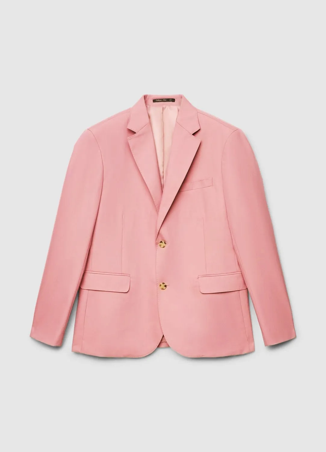 Calliope veste costume 2 boutons homme unie