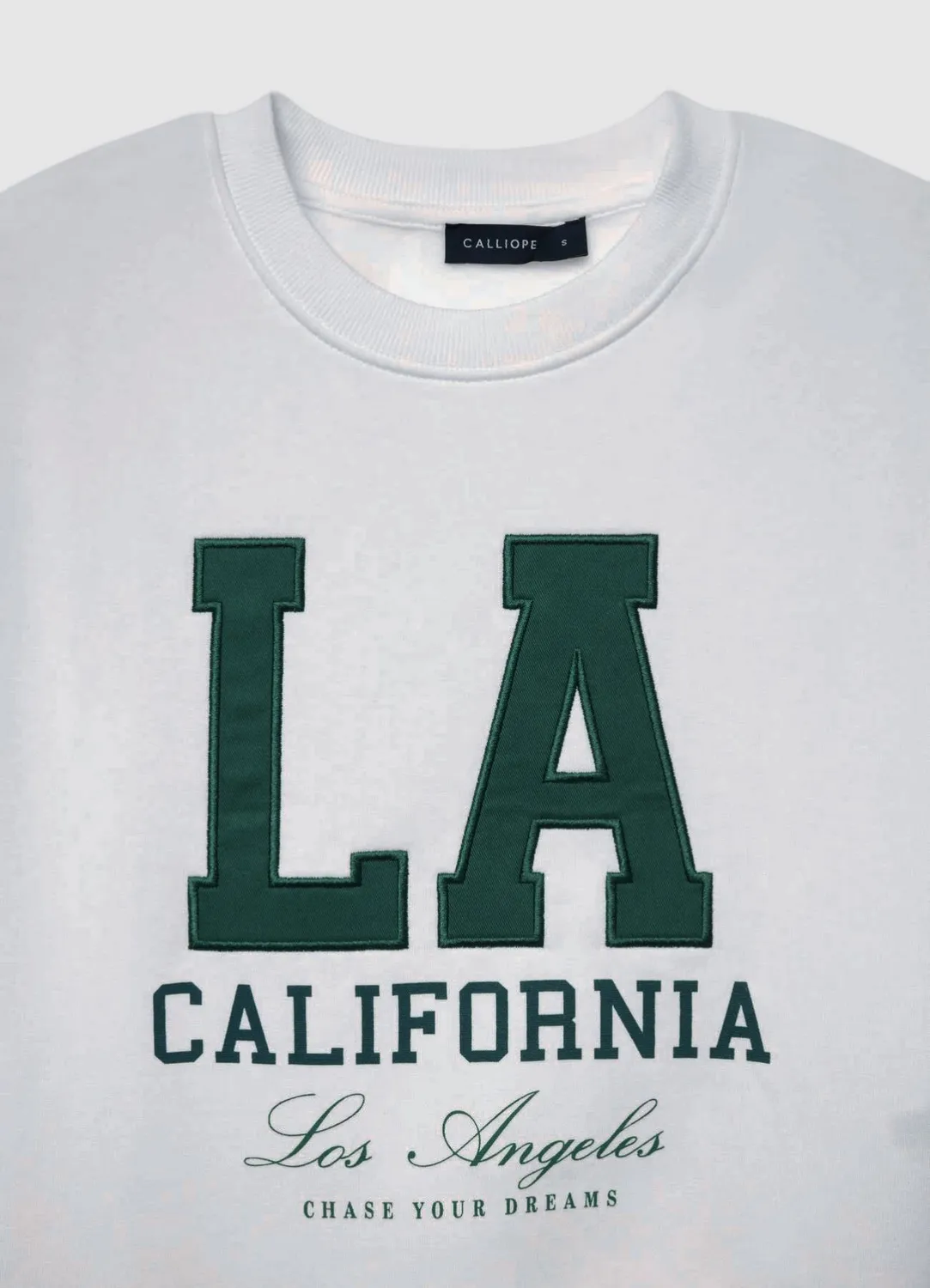 Calliope sweat col rond femme college lourd
