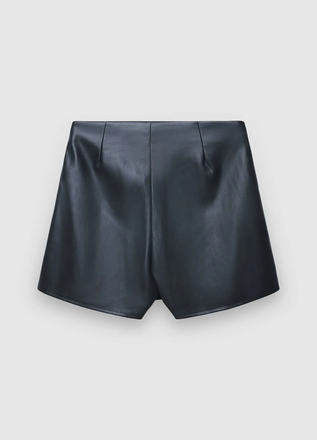 Calliope skort effet cuir femme jupe-short