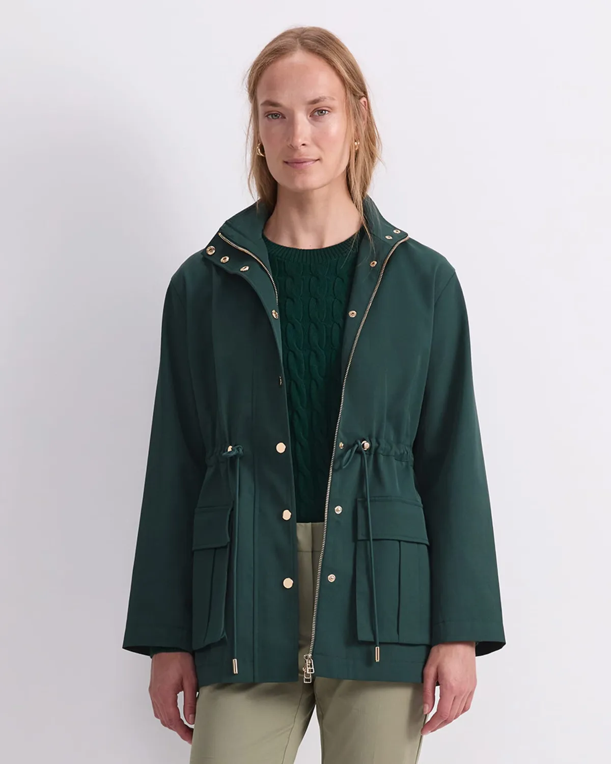 Sportscraft Rosie anorak femme kaki poches