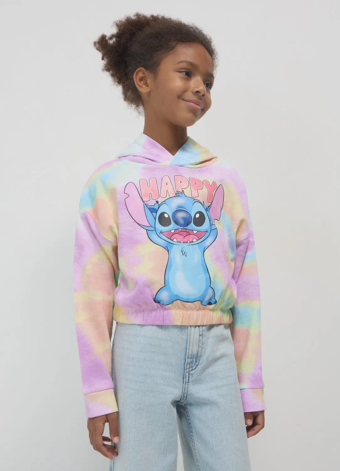 Calliope sweat capuche Stitch fille coton
