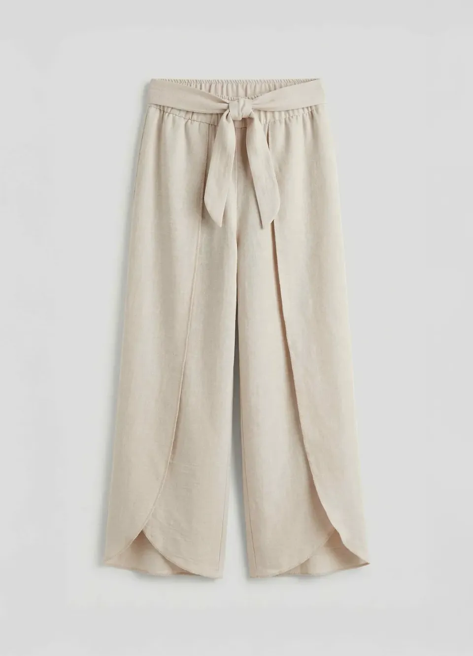 Calliope pantalon fille large ceinture nouée 8-14 ans