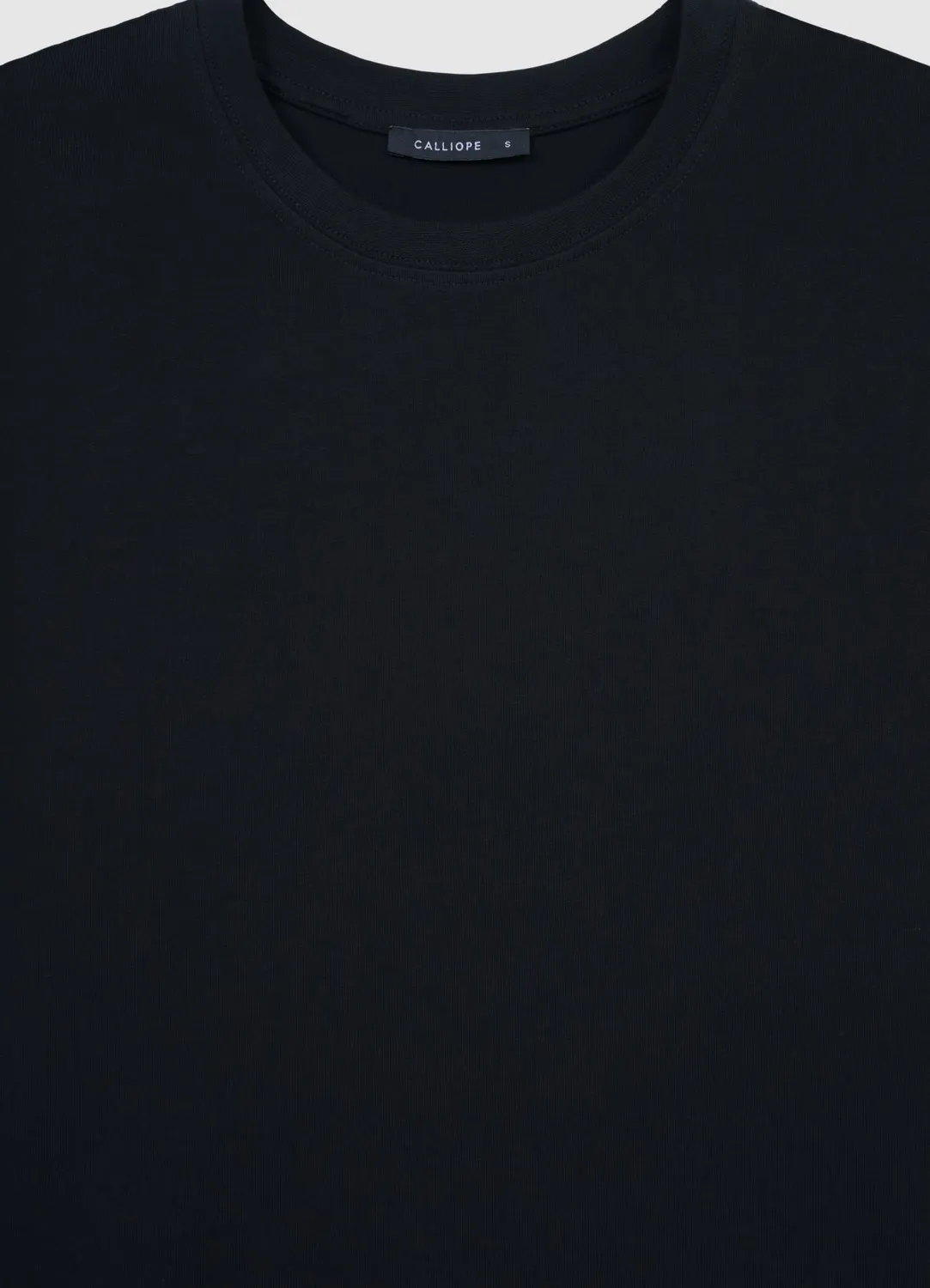 Calliope t-shirt col rond uni femme coton