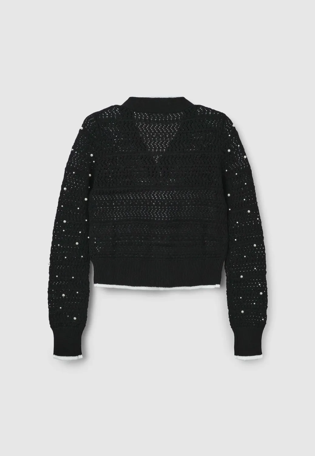 Calliope cardigan perles gilet femme col V