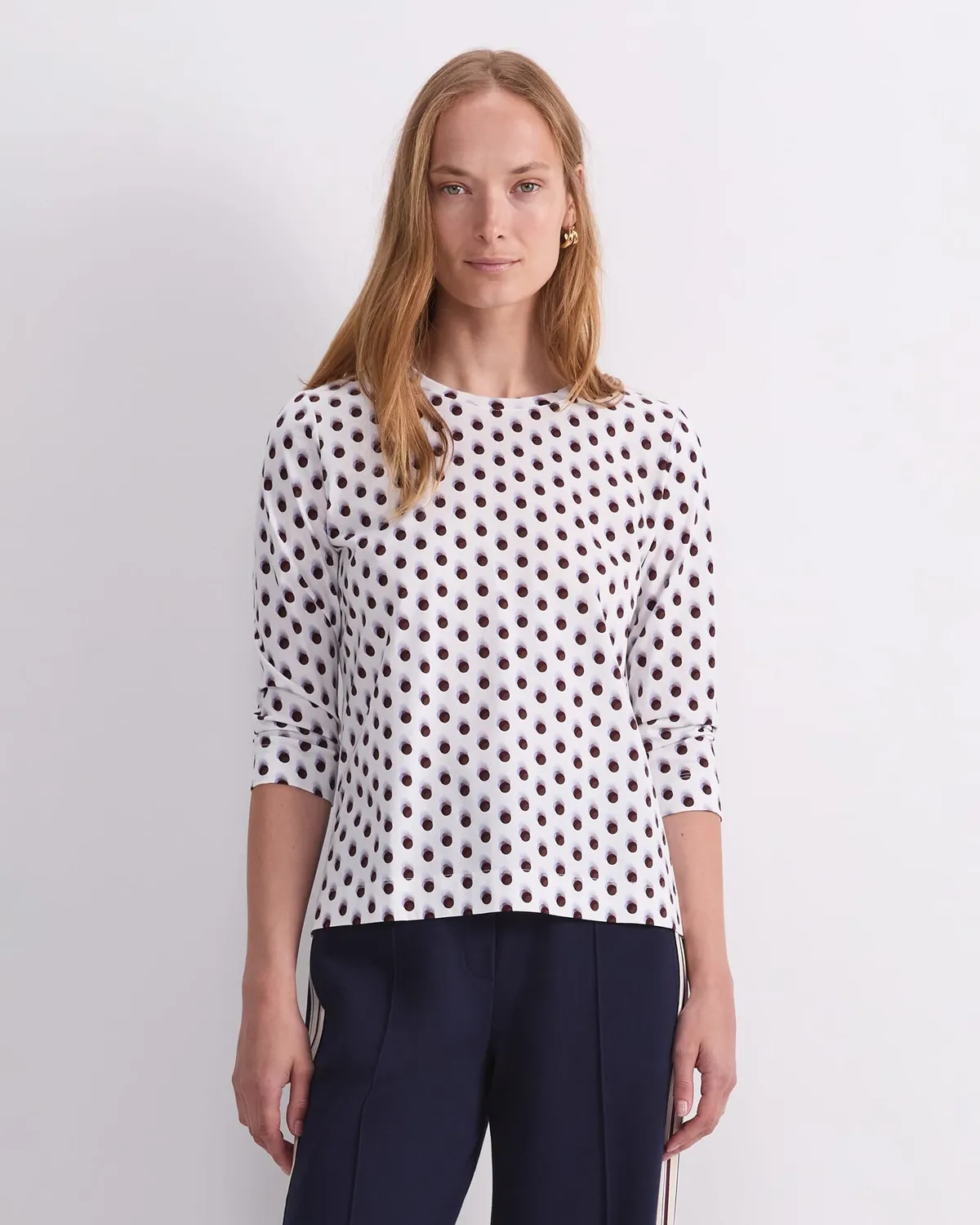 Sportscraft Spot Print Merc t-shirt coton femme à pois