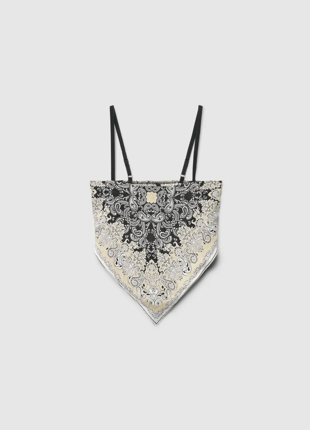 Calliope top femme bandana paisley bretelles réglables