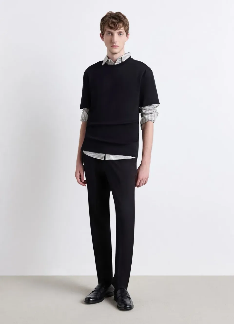 Calliope t-shirt col rond uni homme manches courtes