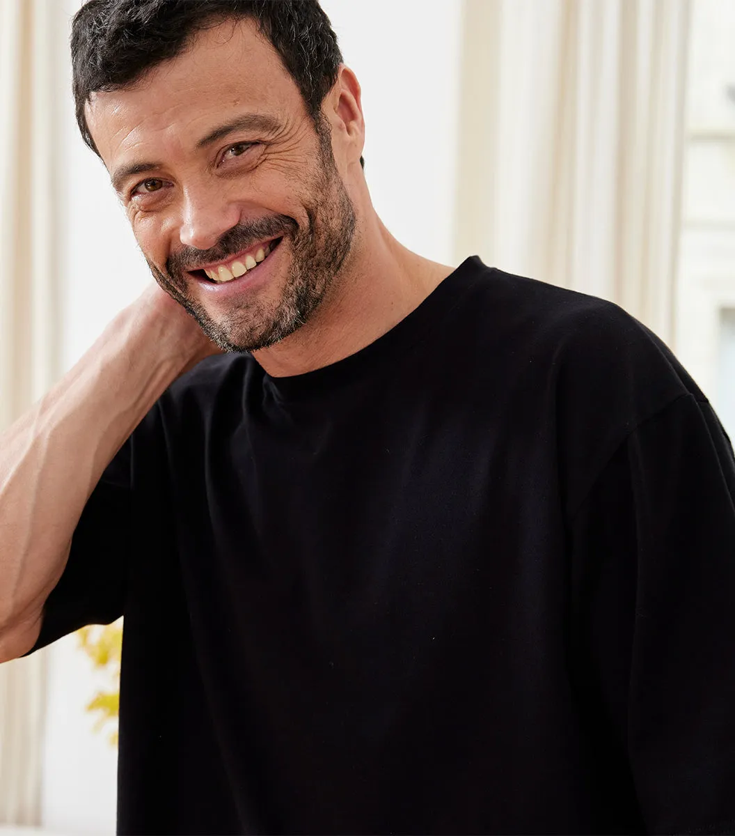 Cocorico Intemporel t-shirt oversize homme noir épais