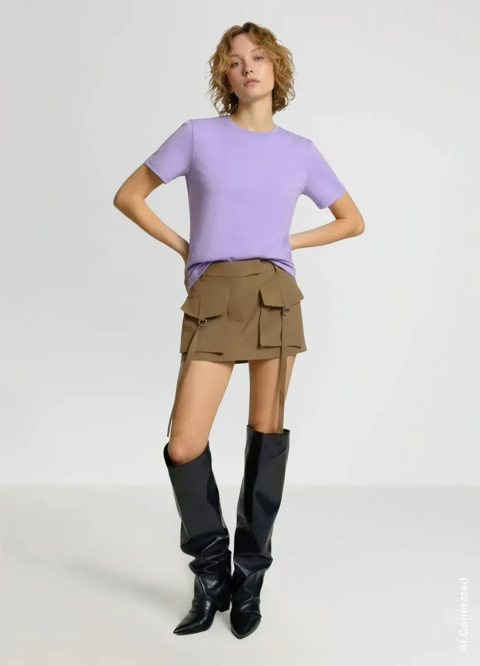 Calliope Uni t-shirt femme col rond manches courtes