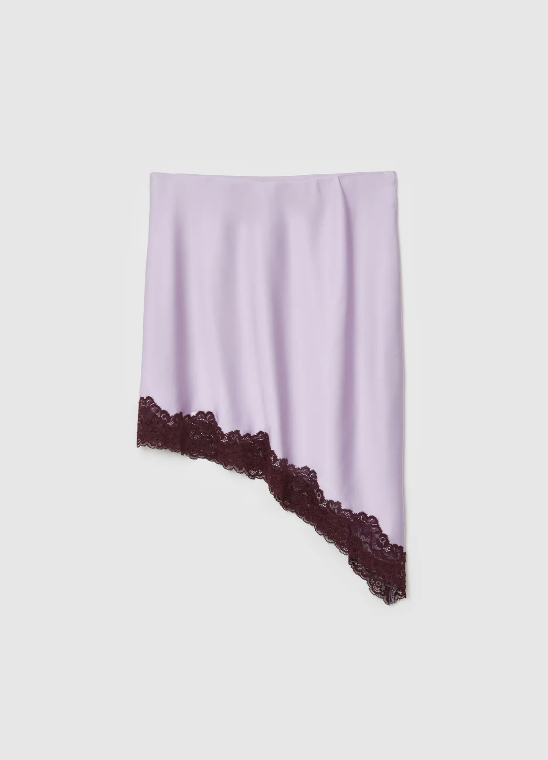Calliope jupe mini satin dentelle femme