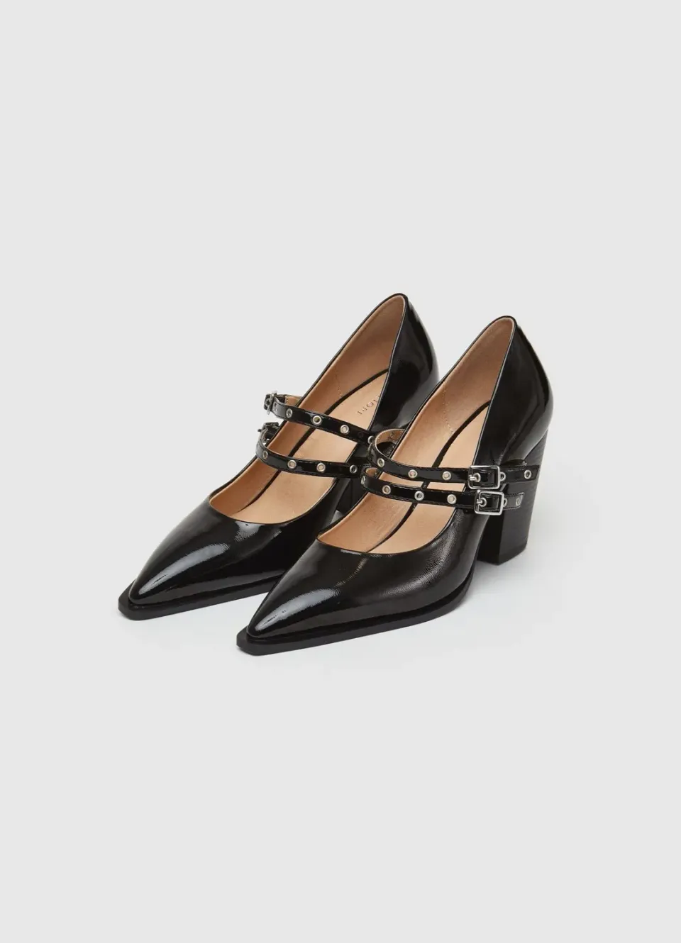 Calliope décolleté à boucles escarpins femme talon 8 cm