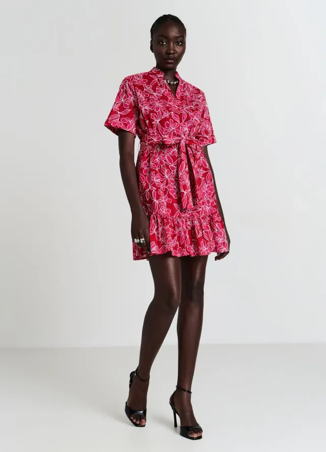 Calliope Robe fantaisie femme volant courte