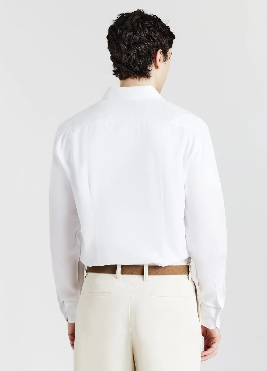 Calliope Camicia tessuto cotone operato chemise homme