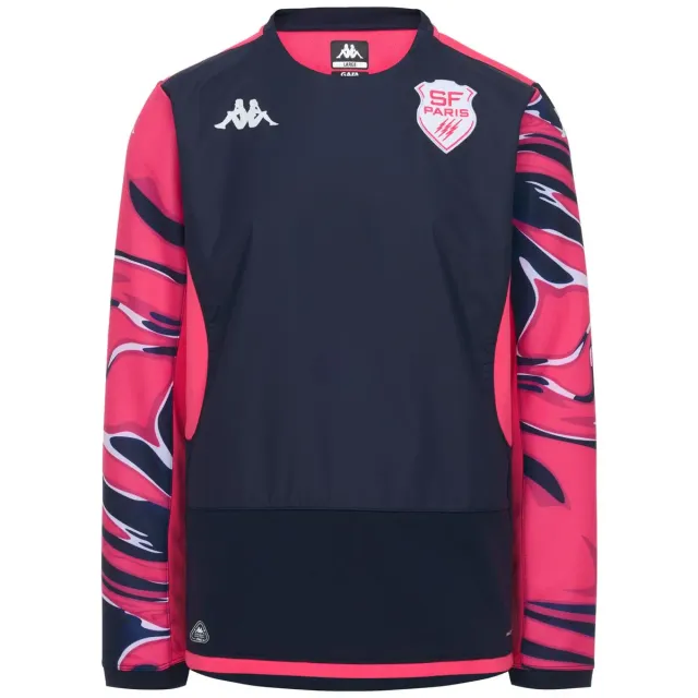 Kappa Mizanopre Pro 2 Stade Français sweat bleu homme